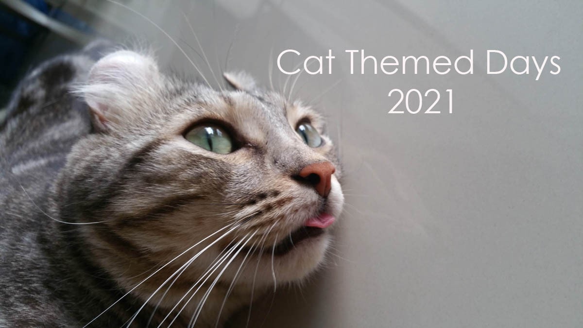 Cat Themed Official Days - January to December 2021